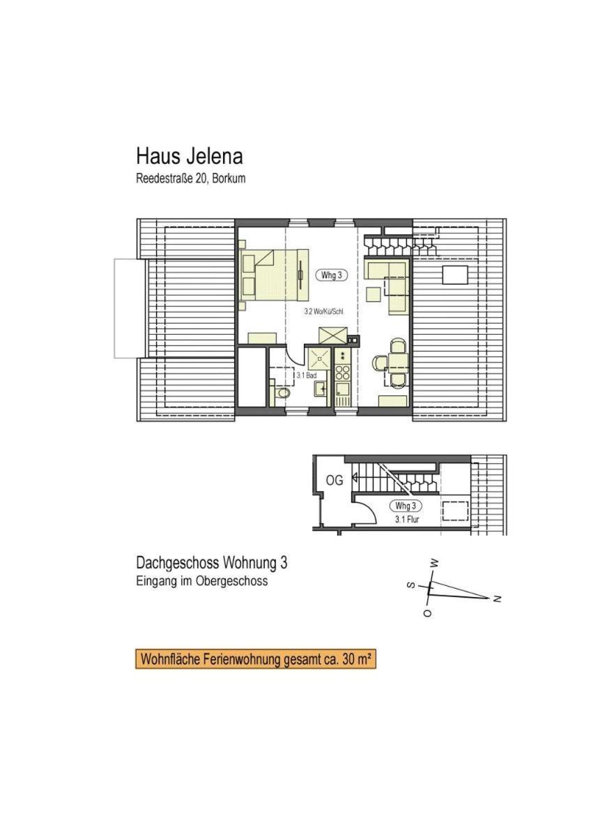 Haus Jelena Appartement 3 Боркум Екстериор снимка